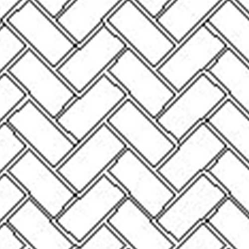 CAD Drawings Pattern Paving Products Plastic Reusable Stencils: Diagonal Herringbone